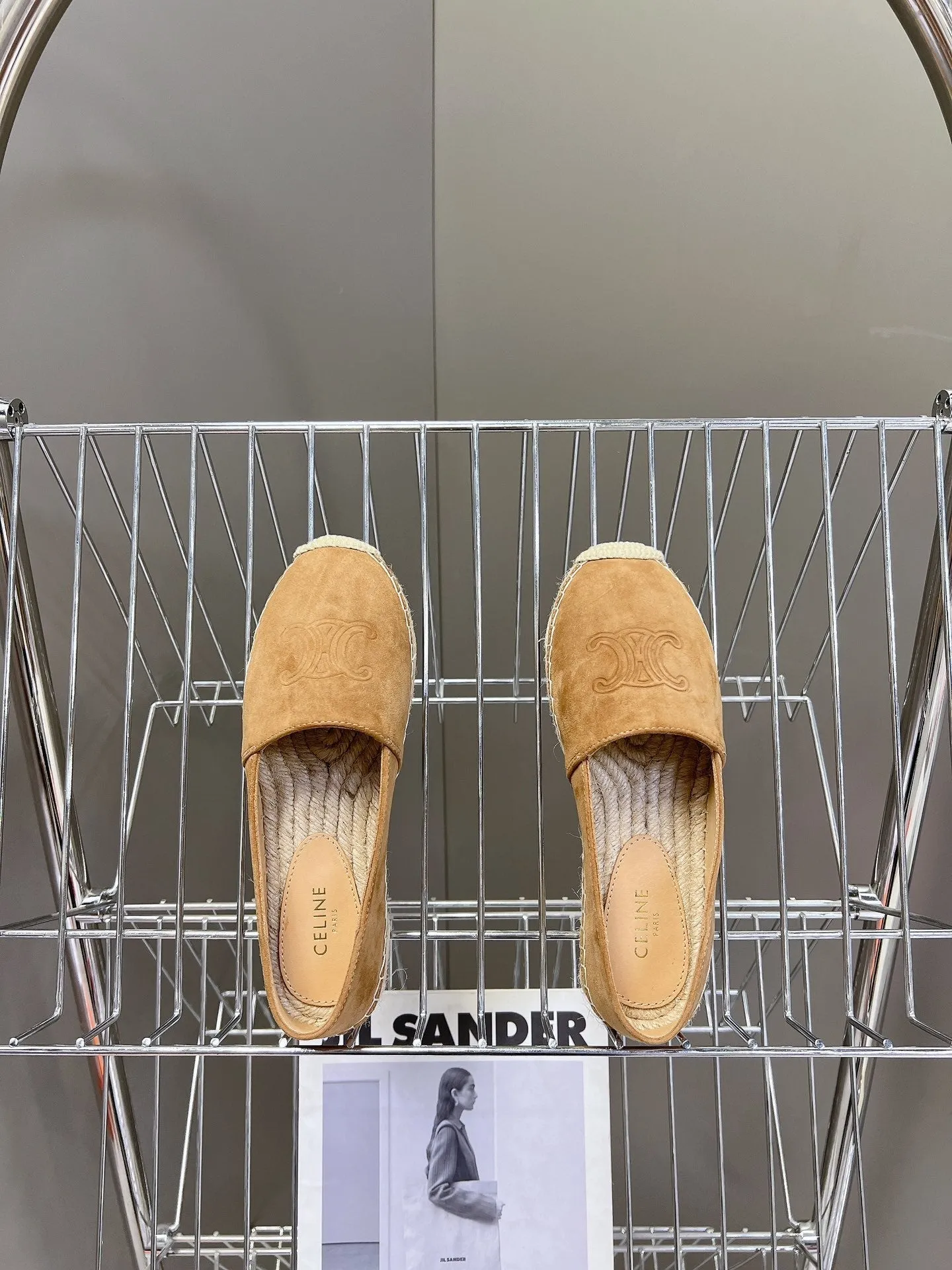 285938 Espadrillas CELINE Suede Celine Loafers Brown Wi-Fi-enabled Professional