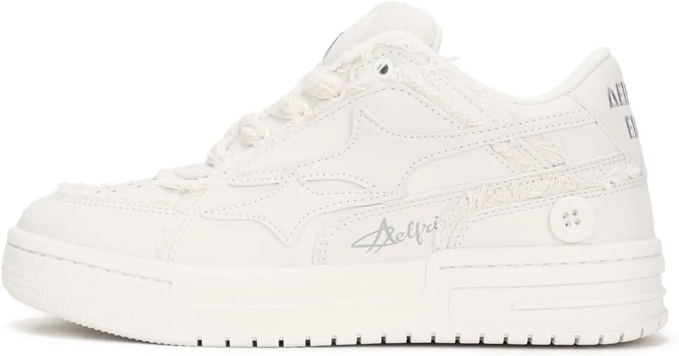 Aelfric Eden Womens Sneakers Star Low Top Skate Shoes Lace Up Platform Fashion Casual Cute Skateboarding