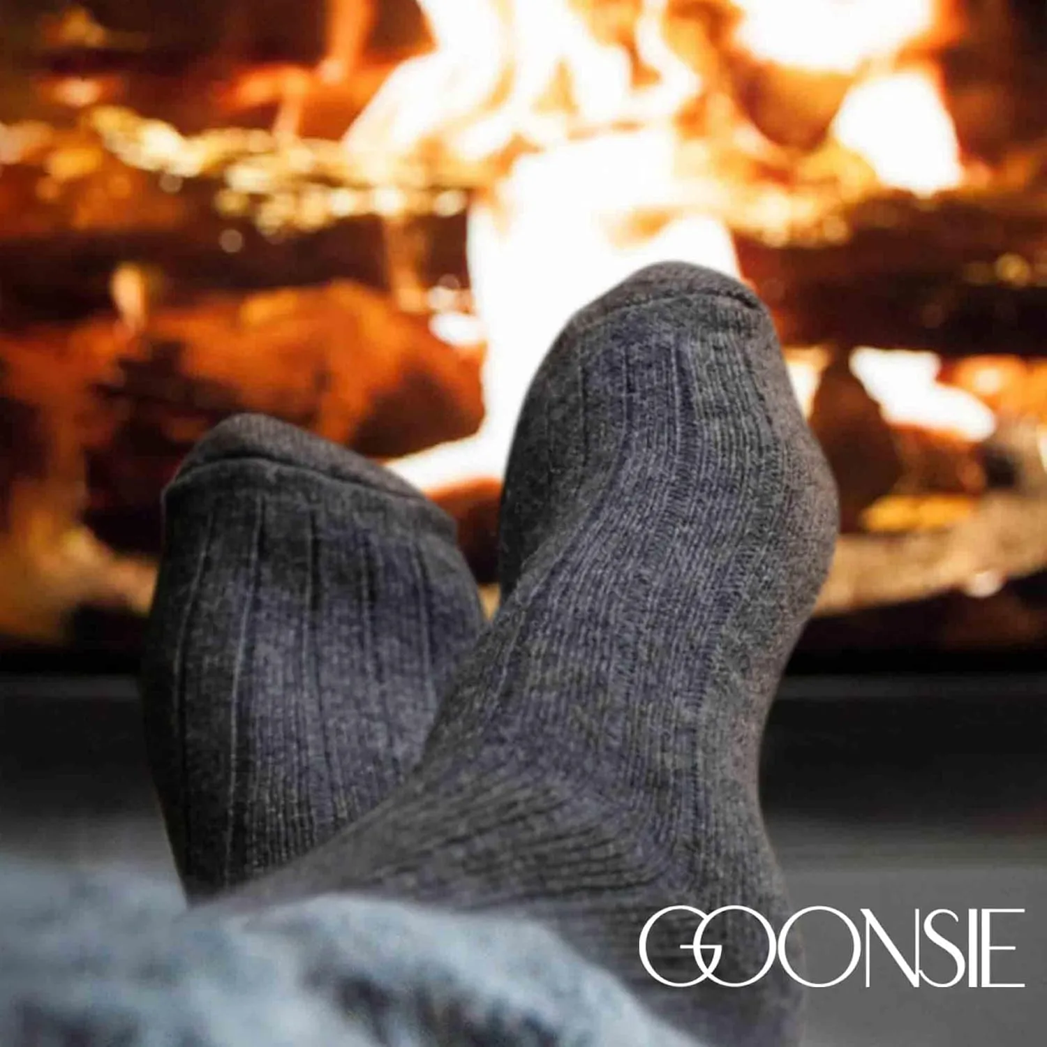 Alpaca Wool Socks, Winter Comfort and Warm for Men & Women Alpaca-Merino blend Boot Socks Thermal Cushioned - 2 Pairs
