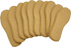 Alpaca Wool Warm Insole for Shoe Footwear 10 Pairs – Breathable and Sweat Absorbing Water Resistant Non-Slip Sheepskin Insoles for Snow Cold Winter Days (36)