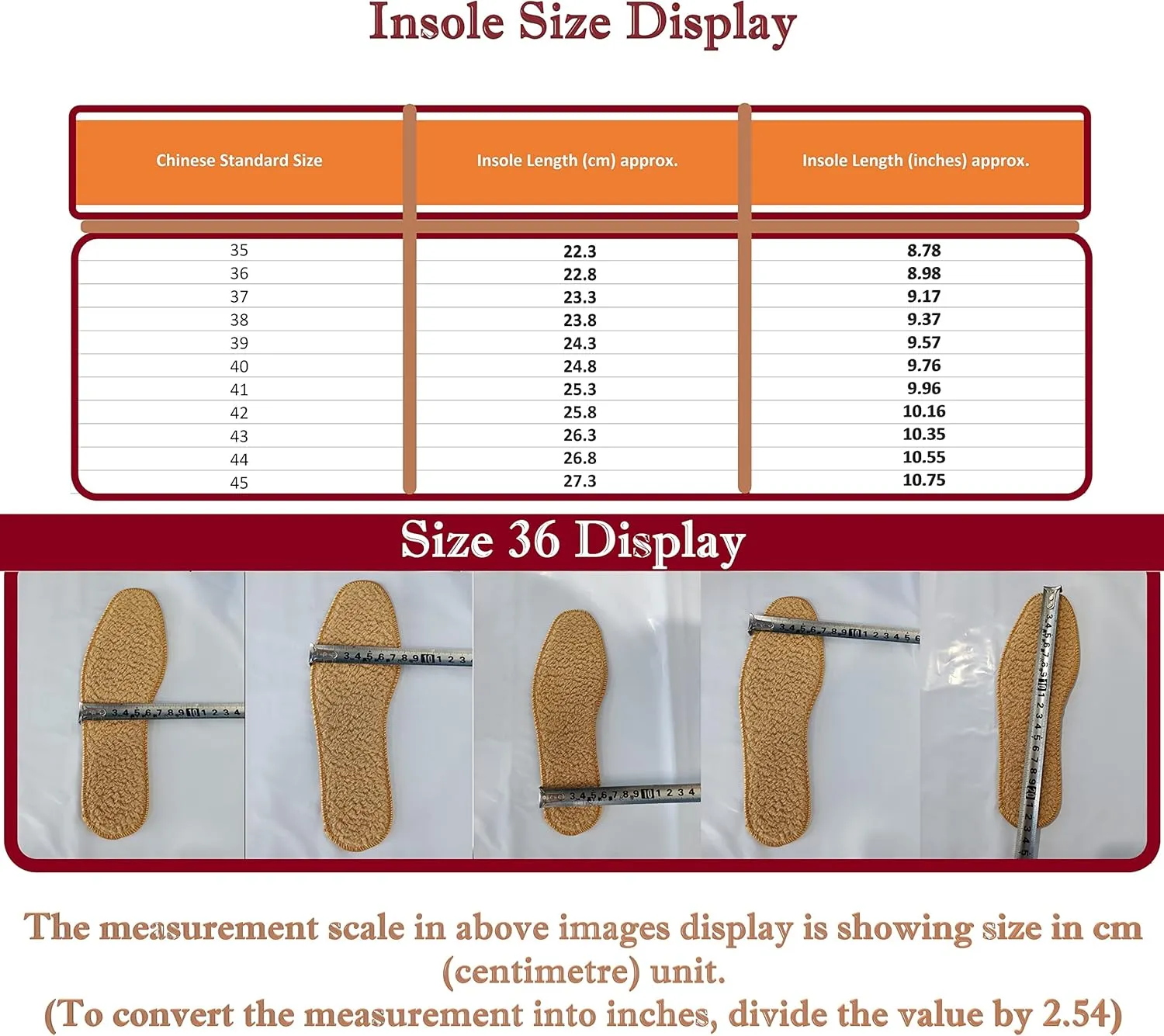 Alpaca Wool Warm Insole for Shoe Footwear 10 Pairs – Breathable and Sweat Absorbing Water Resistant Non-Slip Sheepskin Insoles for Snow Cold Winter Days (36)