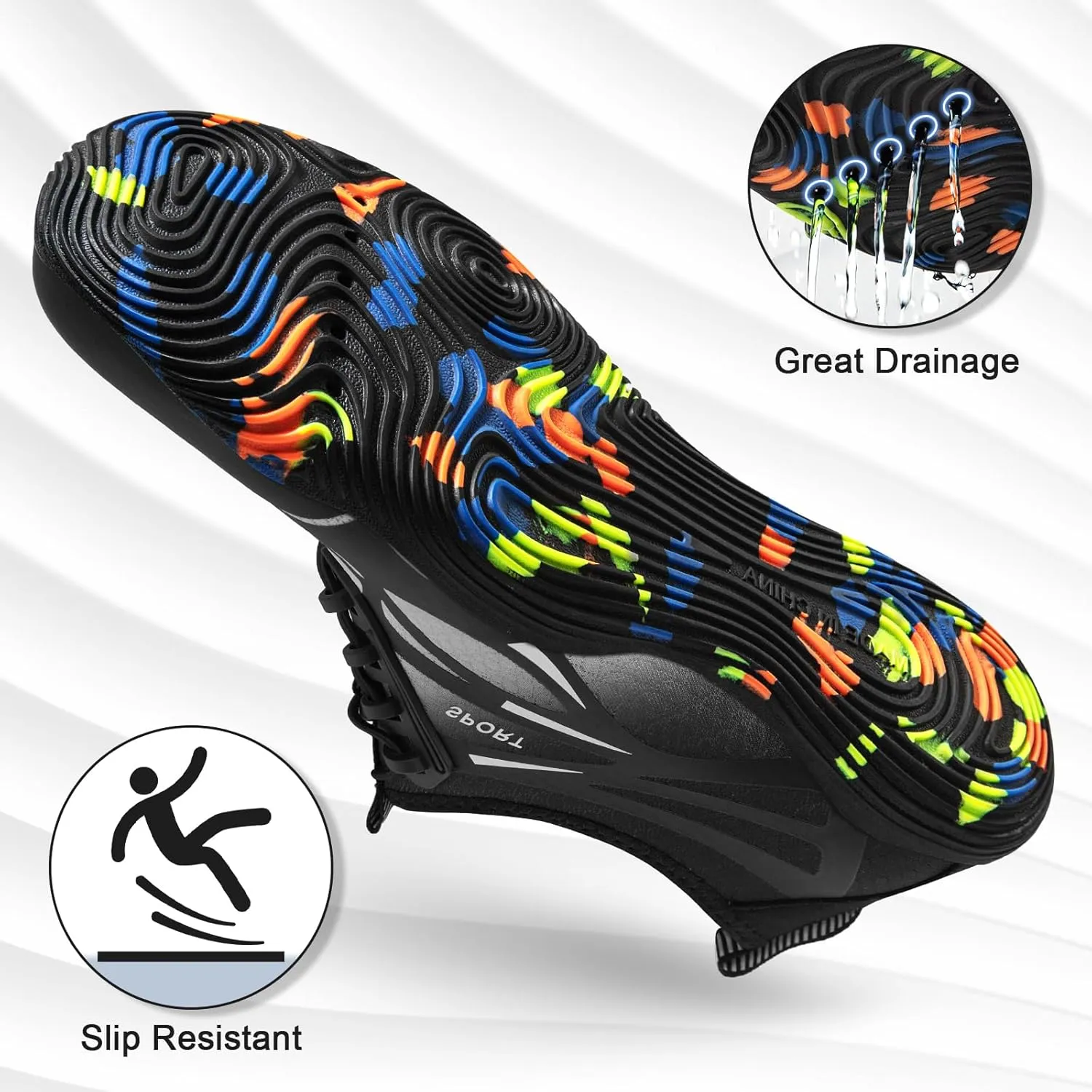 ATHMILE Water Shoes for Men Women River Shoes Adult Swim Beach Lake Pool Aqua Socks Barefoot Quick Dry for Hiking Surfing Kayaking Cruise Ship Essentials Cruise Ship Essentials