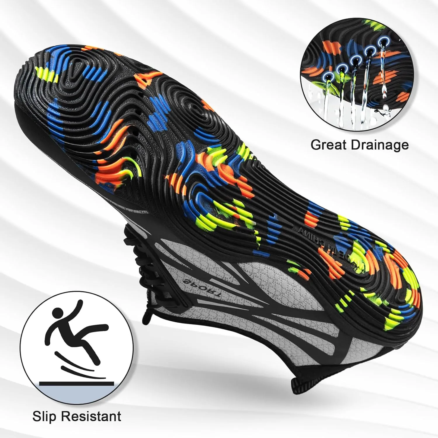 ATHMILE Water Shoes for Men Women River Shoes Adult Swim Beach Lake Pool Aqua Socks Barefoot Quick Dry for Hiking Surfing Kayaking Cruise Ship Essentials Cruise Ship Essentials