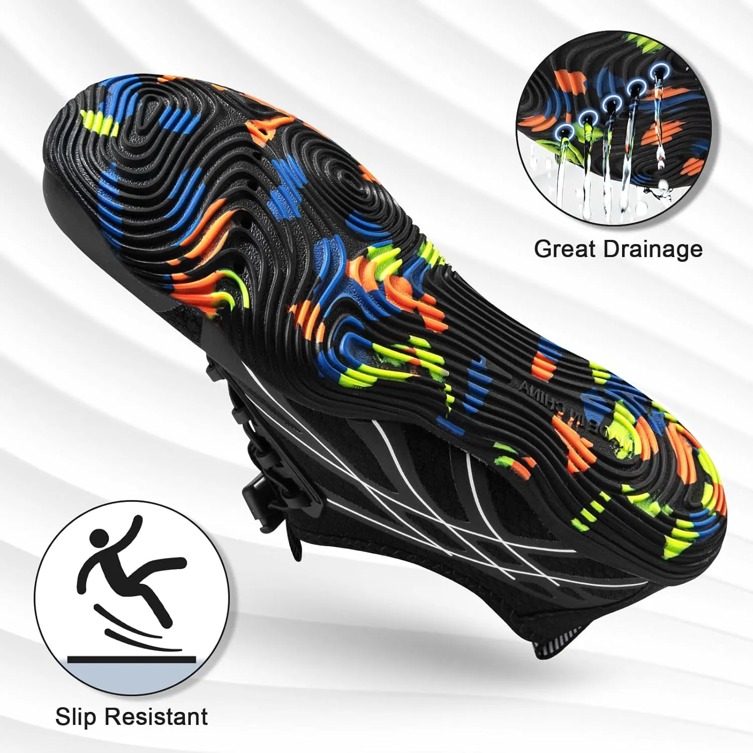 ATHMILE Water Shoes for Men Women River Shoes Adult Swim Beach Lake Pool Aqua Socks Barefoot Quick Dry for Hiking Surfing Kayaking Cruise Ship Essentials Cruise Ship Essentials