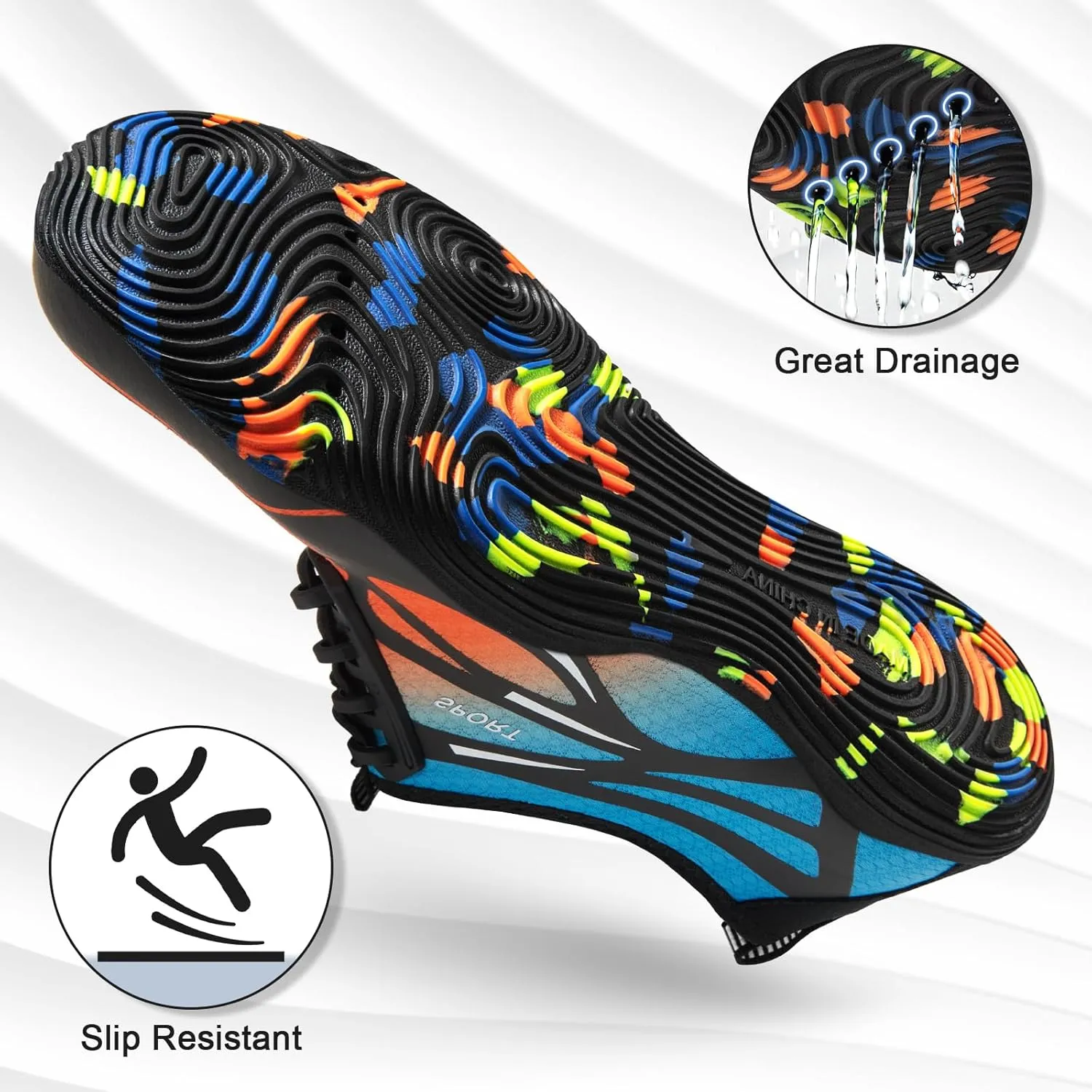 ATHMILE Water Shoes for Men Women River Shoes Adult Swim Beach Lake Pool Aqua Socks Barefoot Quick Dry for Hiking Surfing Kayaking Cruise Ship Essentials Cruise Ship Essentials
