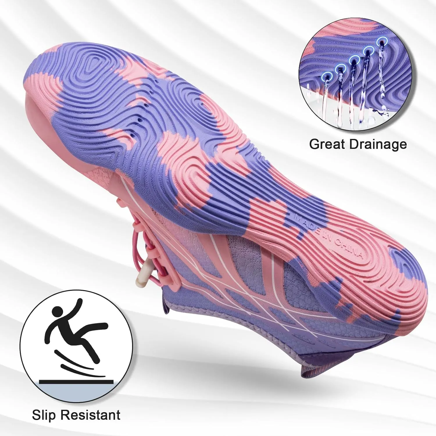 ATHMILE Water Shoes for Men Women River Shoes Adult Swim Beach Lake Pool Aqua Socks Barefoot Quick Dry for Hiking Surfing Kayaking Cruise Ship Essentials Cruise Ship Essentials