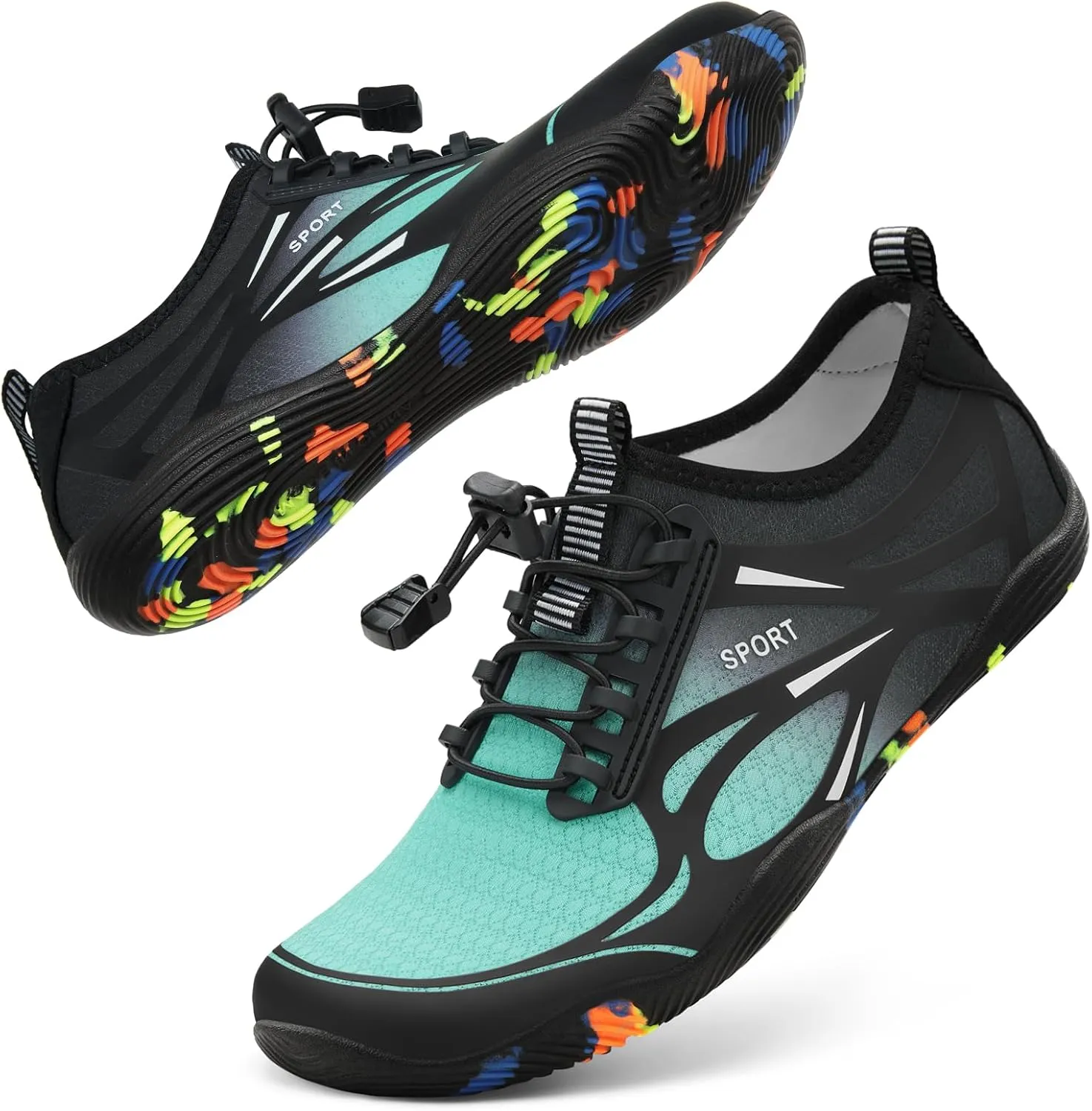 ATHMILE Water Shoes for Men Women River Shoes Adult Swim Beach Lake Pool Aqua Socks Barefoot Quick Dry for Hiking Surfing Kayaking Cruise Ship Essentials Cruise Ship Essentials