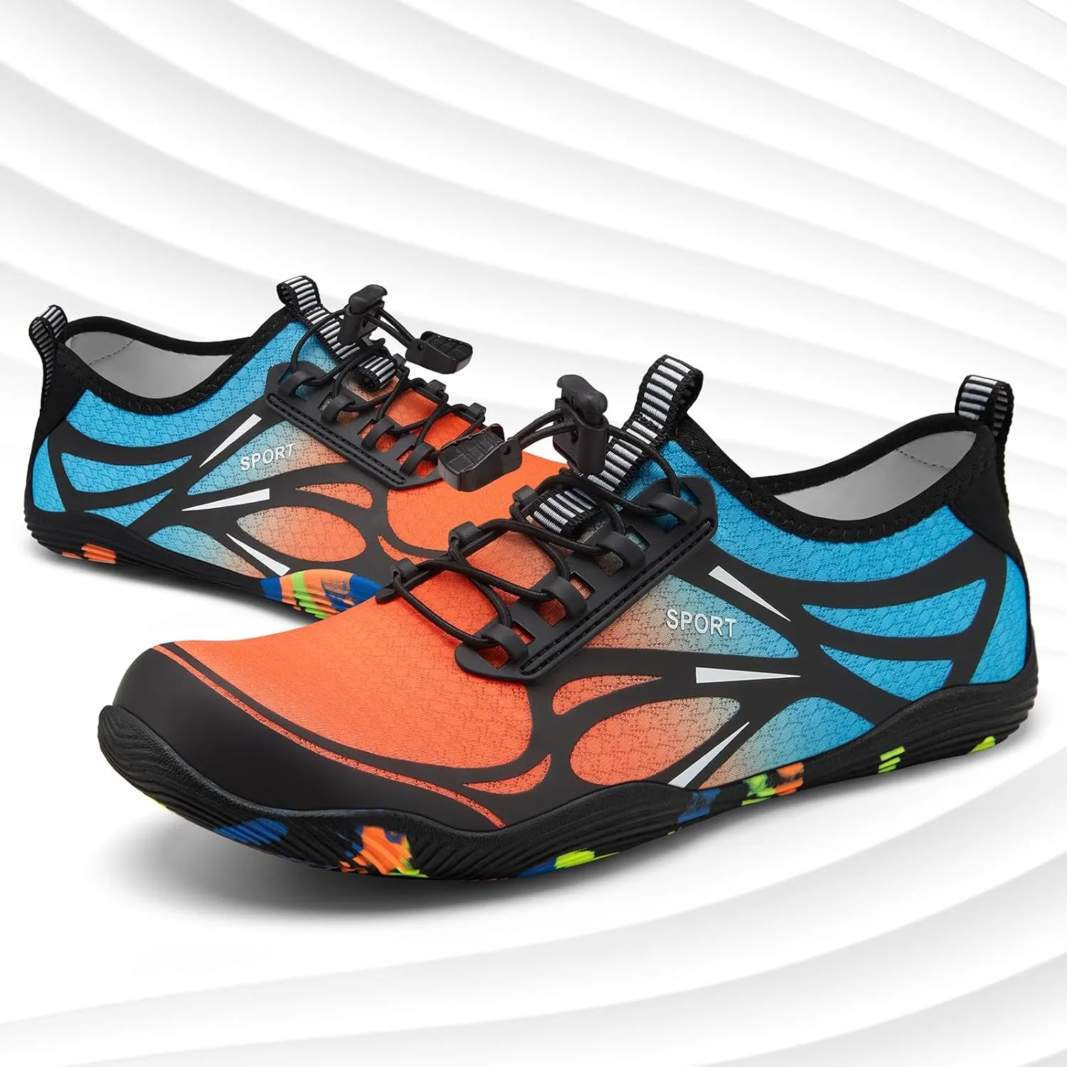 ATHMILE Water Shoes for Men Women River Shoes Adult Swim Beach Lake Pool Aqua Socks Barefoot Quick Dry for Hiking Surfing Kayaking Cruise Ship Essentials Cruise Ship Essentials