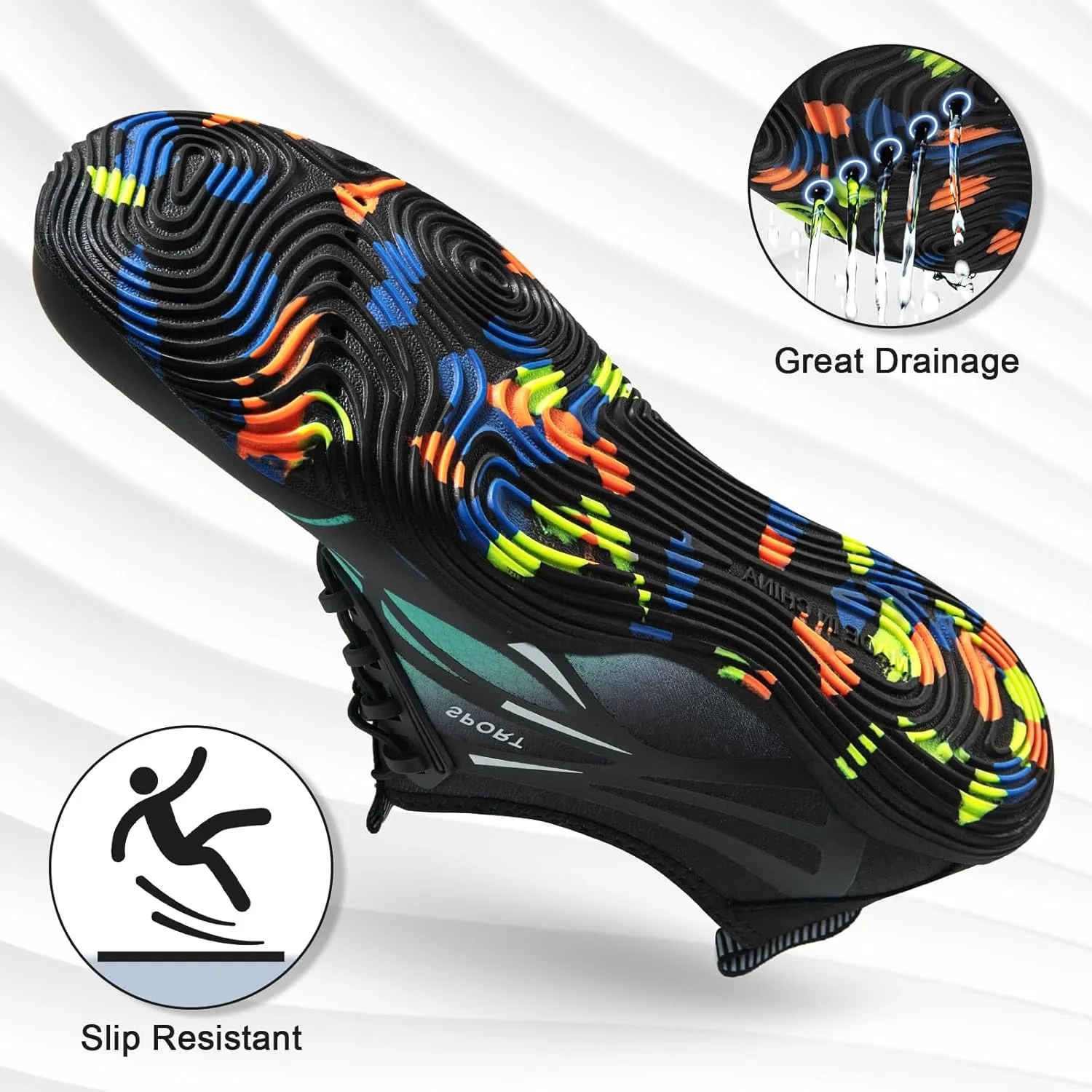 ATHMILE Water Shoes for Men Women River Shoes Adult Swim Beach Lake Pool Aqua Socks Barefoot Quick Dry for Hiking Surfing Kayaking Cruise Ship Essentials Cruise Ship Essentials