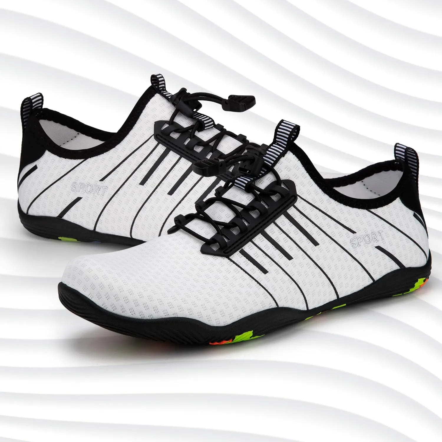 ATHMILE Water Shoes for Men Women River Shoes Adult Swim Beach Lake Pool Aqua Socks Barefoot Quick Dry for Hiking Surfing Kayaking Cruise Ship Essentials