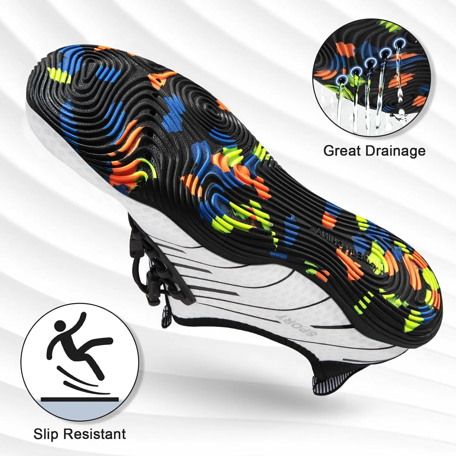 ATHMILE Water Shoes for Men Women River Shoes Adult Swim Beach Lake Pool Aqua Socks Barefoot Quick Dry for Hiking Surfing Kayaking Cruise Ship Essentials