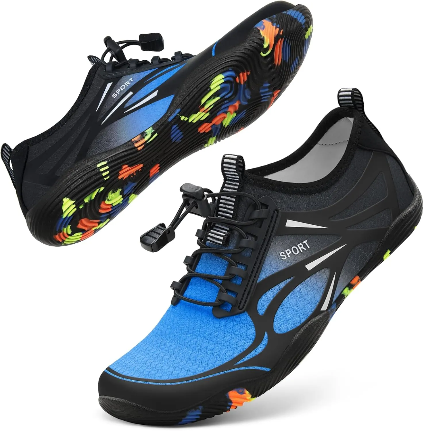 ATHMILE Water Shoes for Men Women River Shoes Adult Swim Beach Lake Pool Aqua Socks Barefoot Quick Dry for Hiking Surfing Kayaking Cruise Ship Essentials