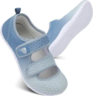 Besroad Womens Mens Lightweight Walking Shoes Adjustable Wide Diabetic Slippers Non-slip Sneakers Sandals