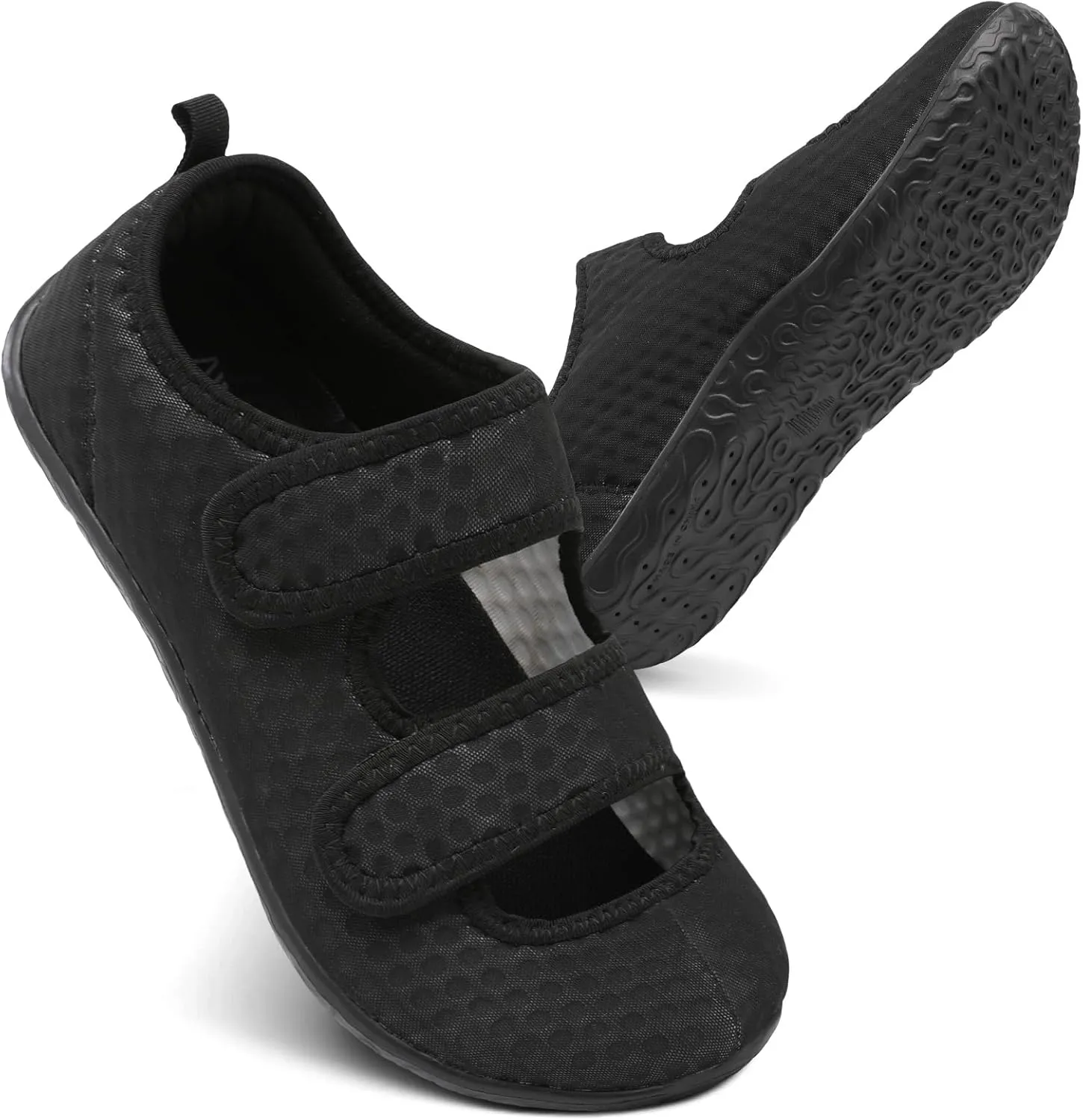 Besroad Womens Mens Lightweight Walking Shoes Adjustable Wide Diabetic Slippers Non-slip Sneakers Sandals