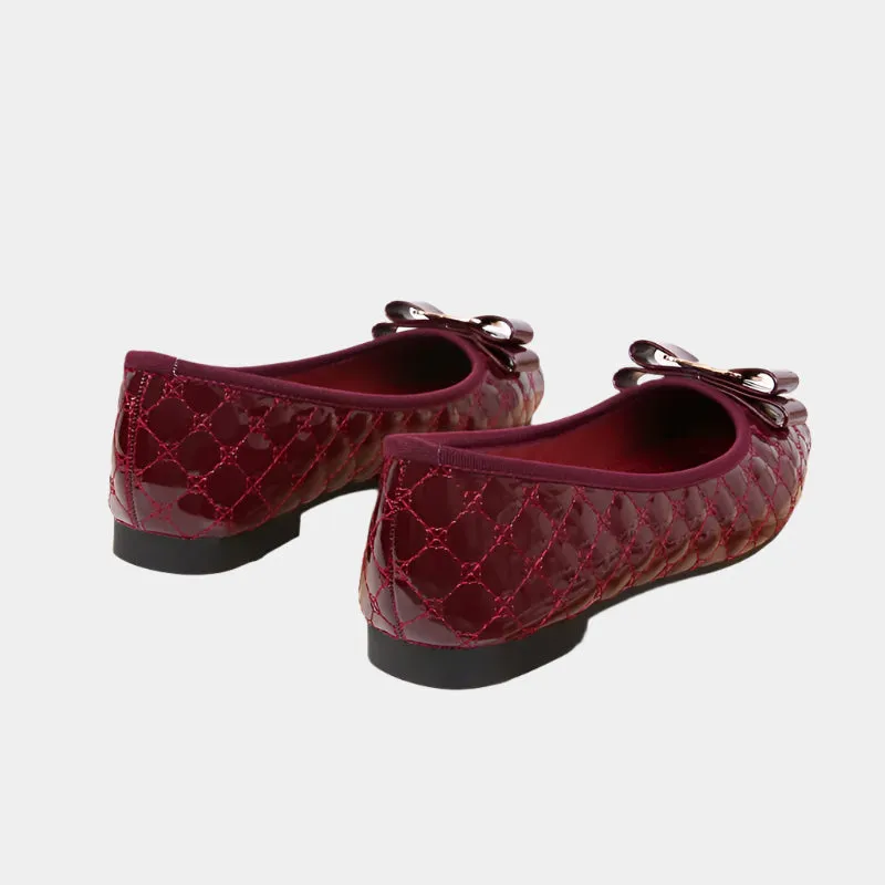 Clara | Soft Black Leather Ballet Flats