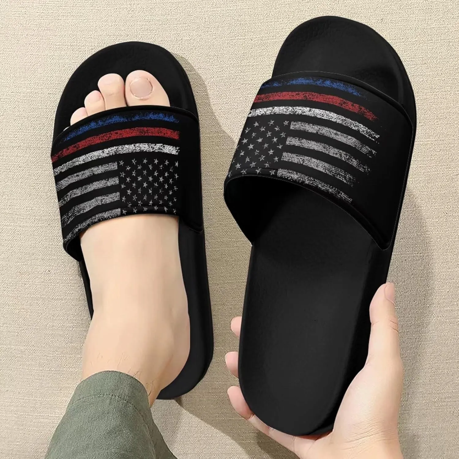 Cloud Slides for Women Slides Slippers, Non-Slip Comfort Shower Shoes, Open Toe Slides Sandals for Indoor & Outdoor