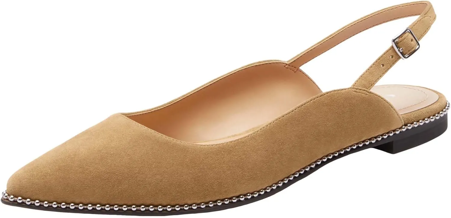 Coach Women's VAE Suede Skimmer Ballet Flat