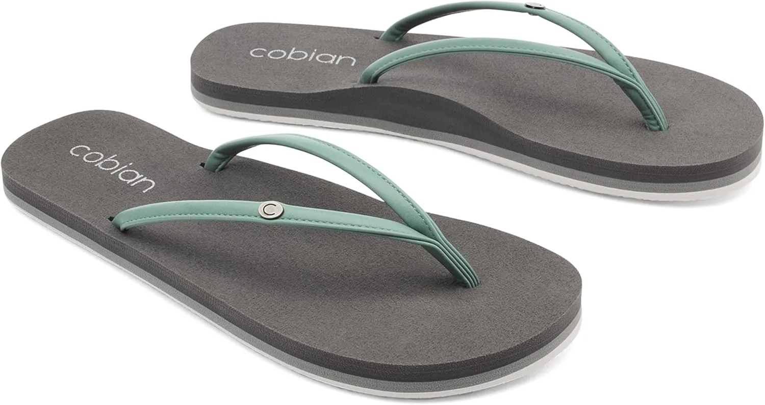 Cobian Nias Bounce Comfortable Beach Flip Flop Skinny Strap Sandals for Women