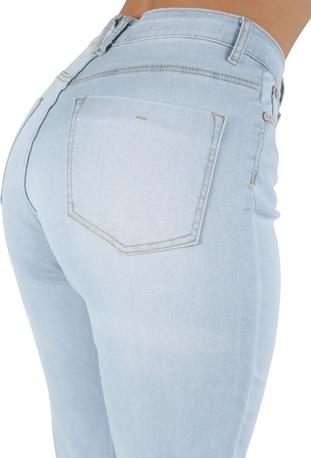 Colombian Design, Butt Lift, Levanta Cola, Boot Leg Jeans Plus/Junior Size