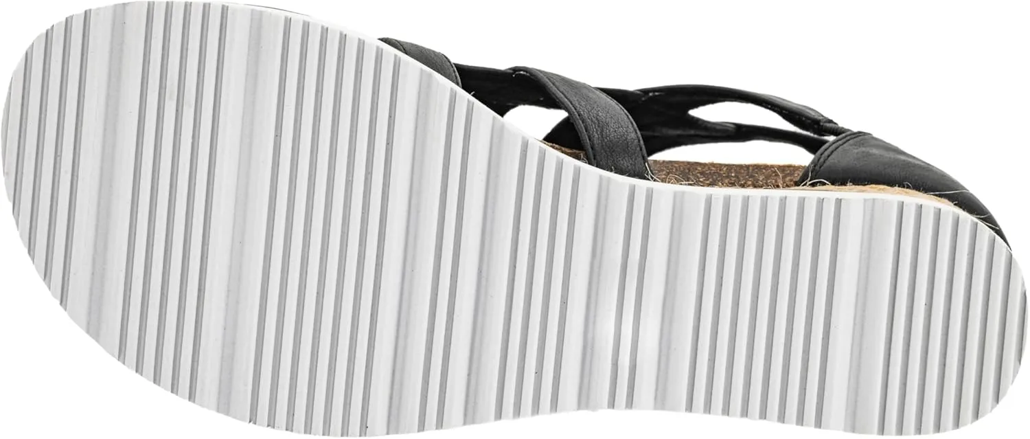 Corkys Footwear Hey Girl Women's Caged Animal Wedge Sandals - Featuring a 2-inch Heel, A Strappy Upper, Metal Accents, A Full Back Zip, and Comfortable Cushioned Insoles