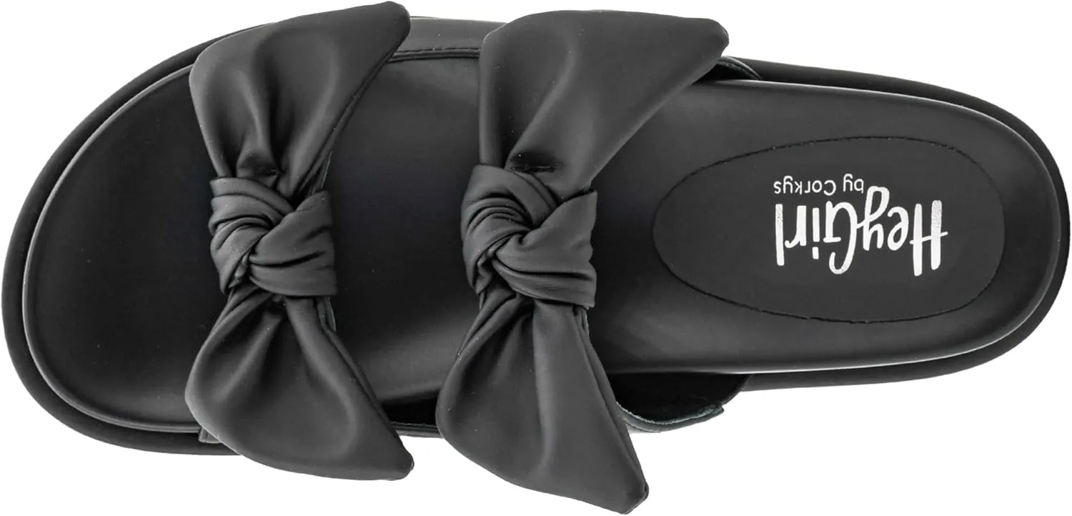 Corkys Footwear Women's Lil Bit Knotty 1.5-Inch Platform Sandal - Featuring Two Straps Adorned With Bows And A Lightly Cushioned Insole For All Day Wear