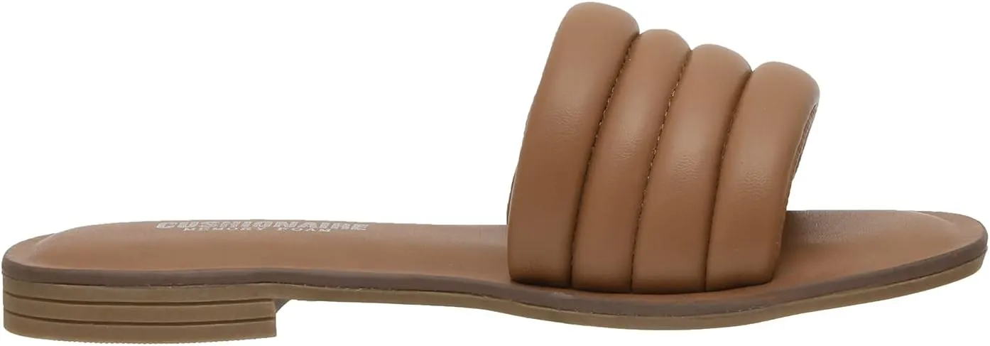 CUSHIONAIRE Women's Helen slide sandal  Memory Foam