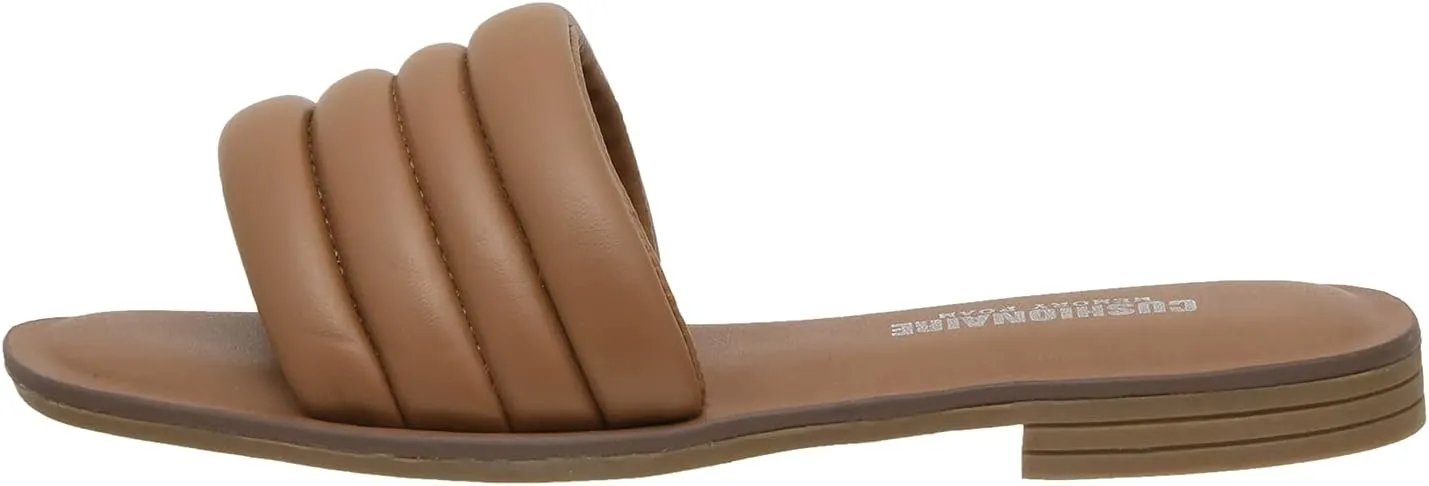CUSHIONAIRE Women's Helen slide sandal  Memory Foam