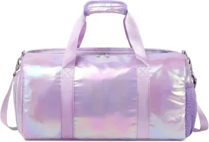 Dance Bag for Girls Sports Gym Duffle Bag with Shoes Compartment Wet Pocket Weekender Carry On Travel Duffel Bag for Teens Girls