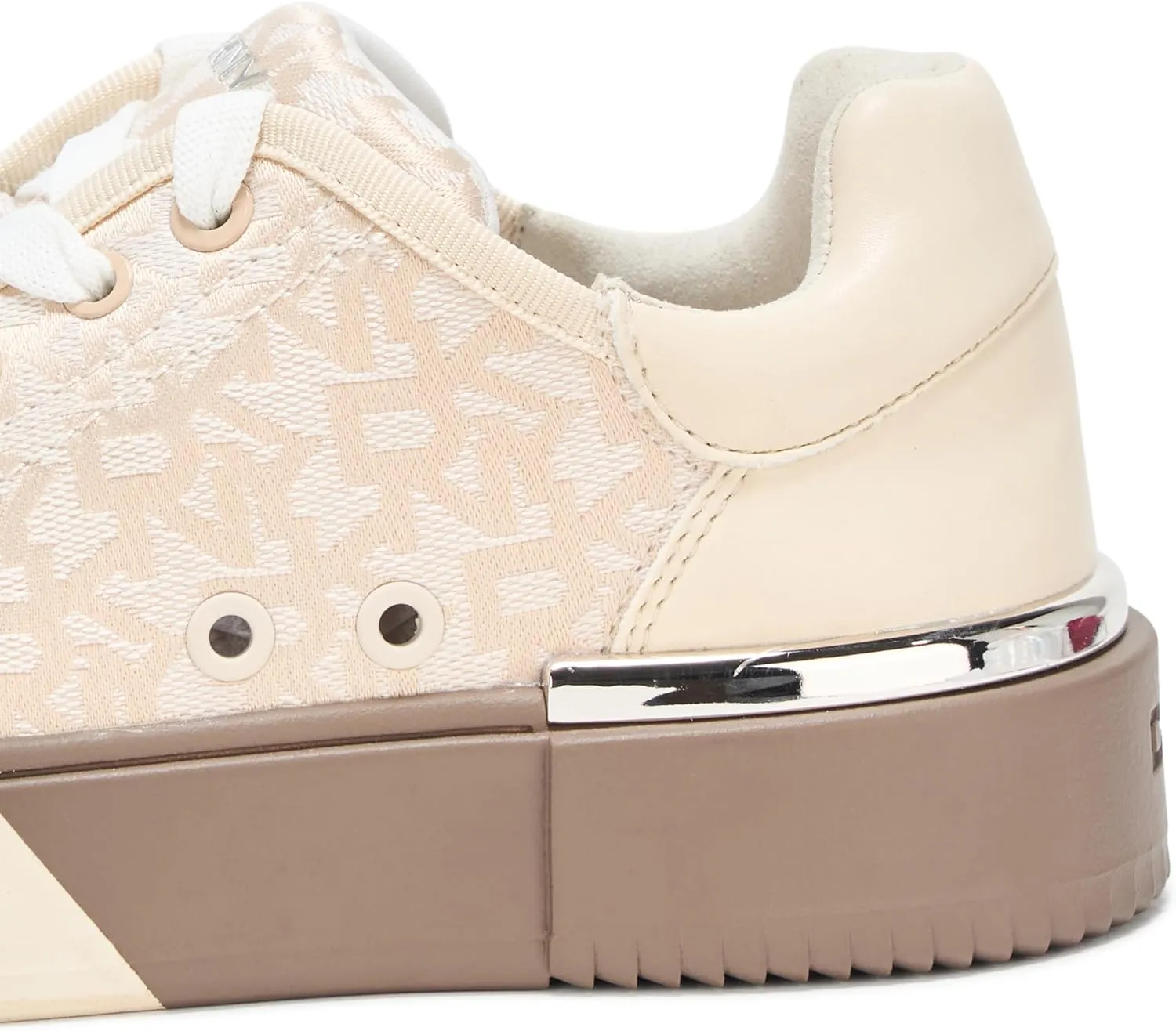 DKNY Women's Bradley Logo Platform Lace Up Sneaker