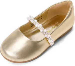 DREAM PAIRS Girls Mary Jane Dress Shoes Ballerina Flats for Wedding, Party (Toddler/Little Kid/Big Kid)