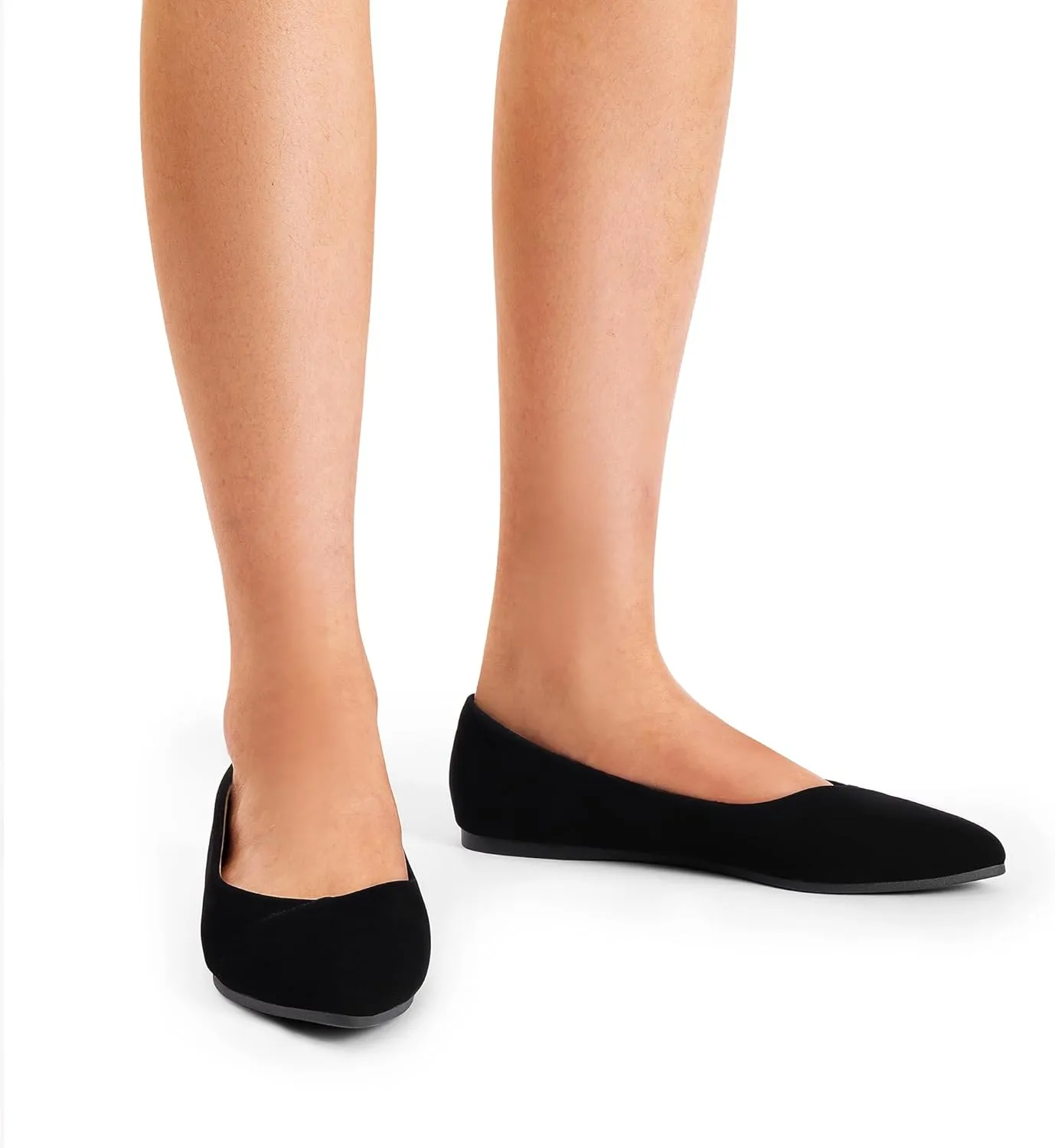 DREAM PAIRS Women's Pointed Toe Ballet Flats Dress Flats Comfort Dressy Flats Shoes
