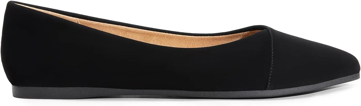 DREAM PAIRS Women's Pointed Toe Ballet Flats Dress Flats Comfort Dressy Flats Shoes