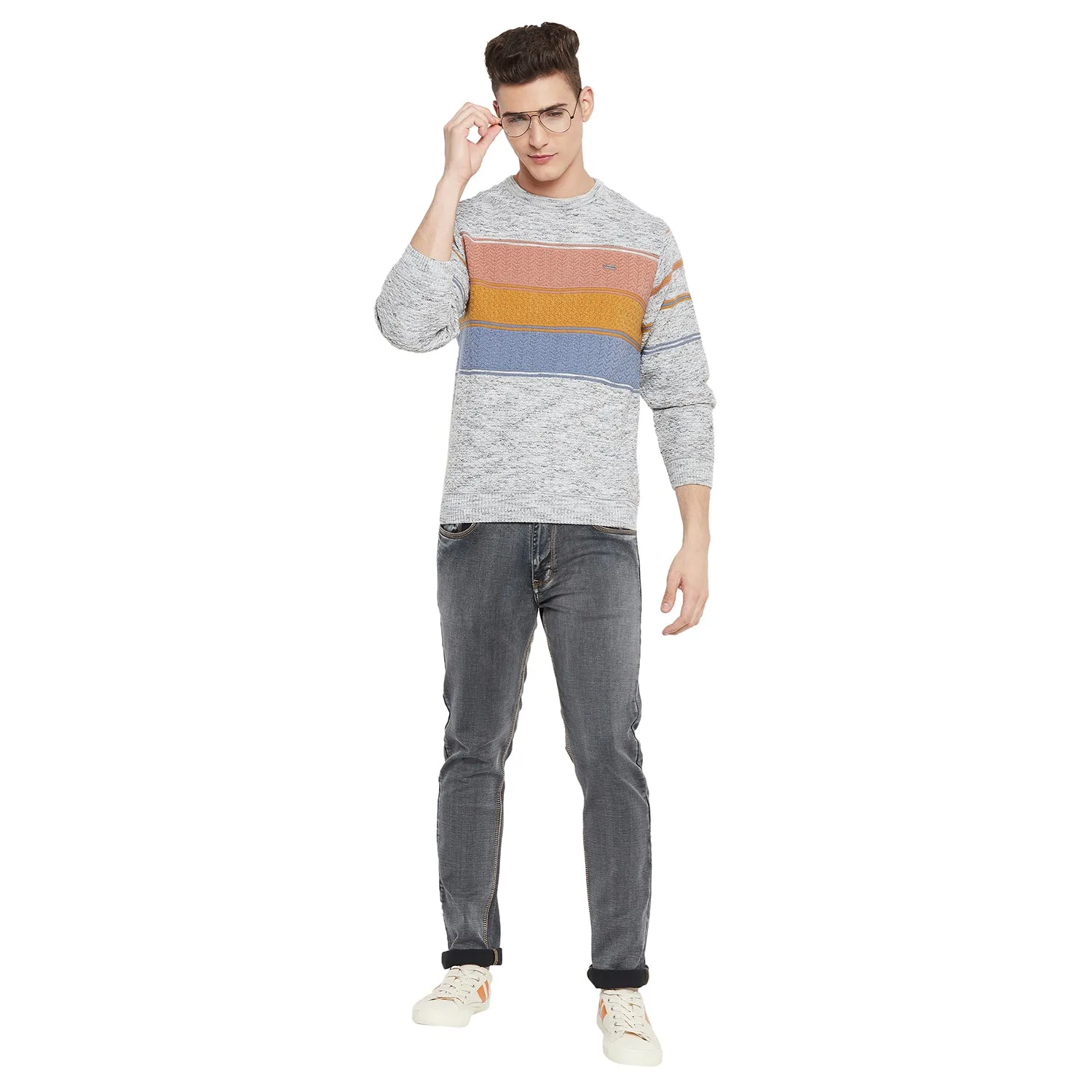 Duke Stardust Men Full Sleeve Round Neck Sweater (SDS2017)