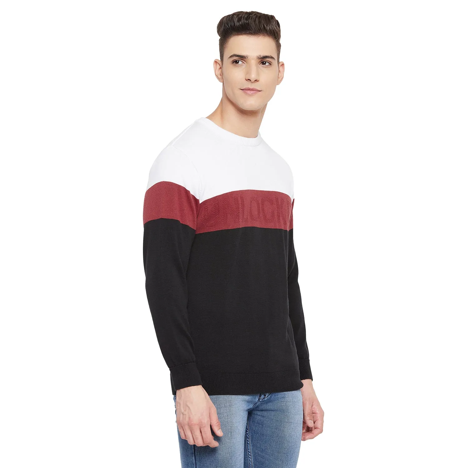 Duke Stardust Men Full Sleeve Round Neck Sweater (SDS653)