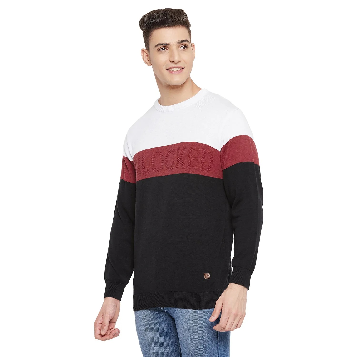 Duke Stardust Men Full Sleeve Round Neck Sweater (SDS653)