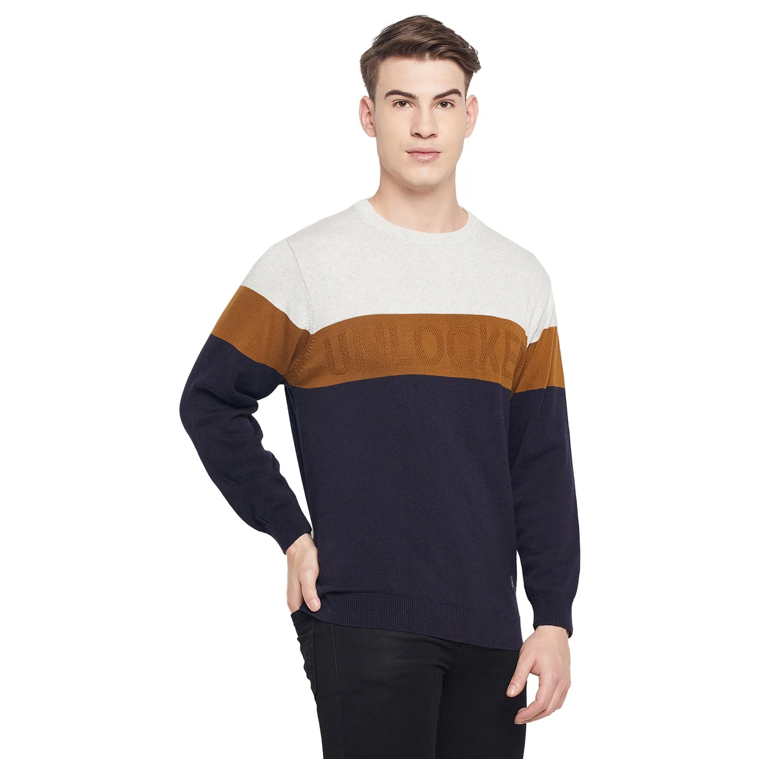 Duke Stardust Men Full Sleeve Round Neck Sweater (SDS653)