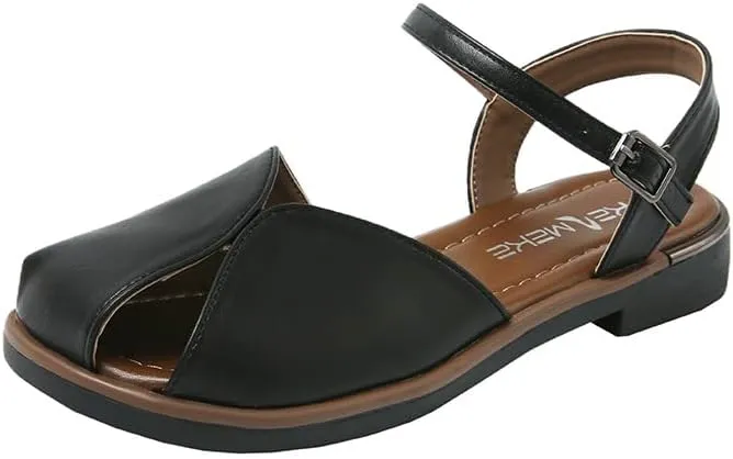 Fashion soft-soled sandals women's summer wear 2025 new casual Roman beach shoes temperament bag head sandals,Wear-resistant and lightweight, skin-friendly, comfortable
