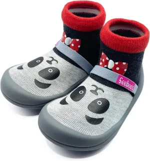 Feebee's Baby Sock Shoes Baby Walking Shoes Infant Non-Slip Lightweight Slippers with Soft Rubber Sole Baby Boys Girls Slip On Sneakers