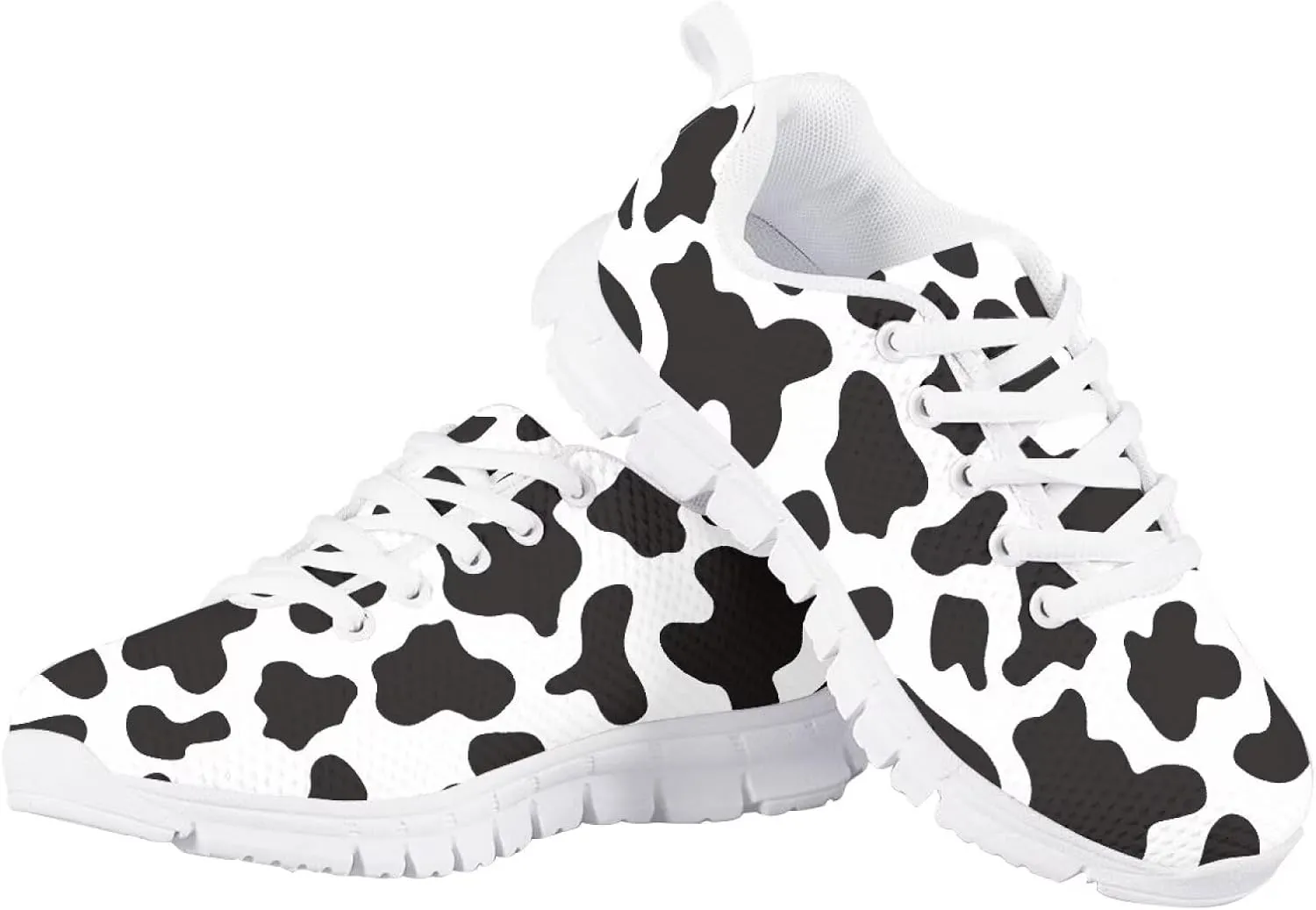 Flashideas Kids Shoes Athletic Walking Jogging Sport Comfortable Breathable Sneakers for Boys Girls White Sole
