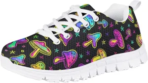 Flashideas Kids Shoes Athletic Walking Jogging Sport Comfortable Breathable Sneakers for Boys Girls White Sole