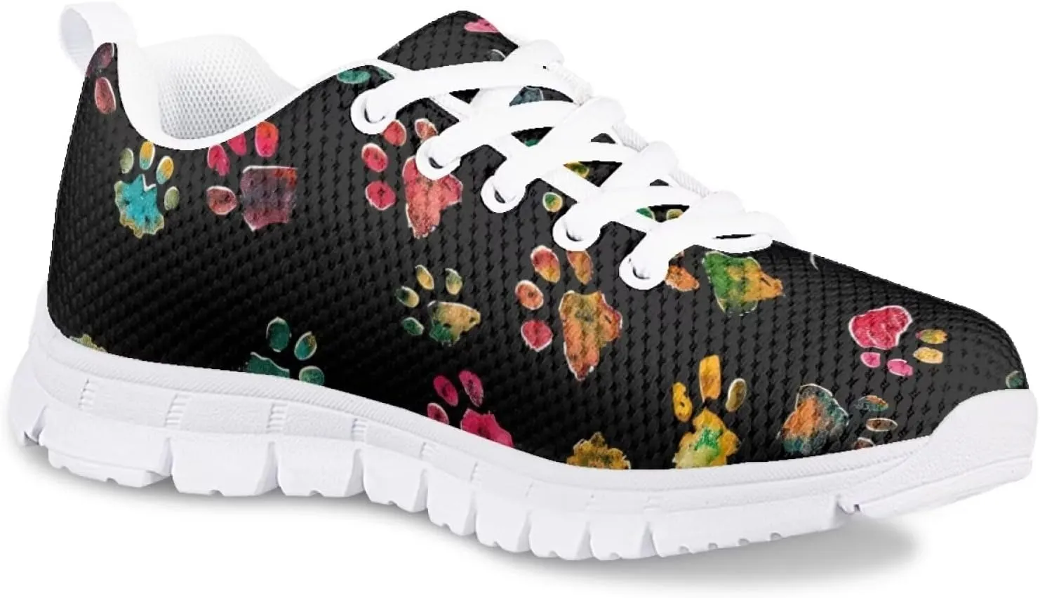 Flashideas Kids Shoes Athletic Walking Jogging Sport Comfortable Breathable Sneakers for Boys Girls White Sole