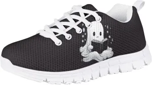 Flashideas Kids Shoes Athletic Walking Jogging Sport Comfortable Breathable Sneakers for Boys Girls White Sole