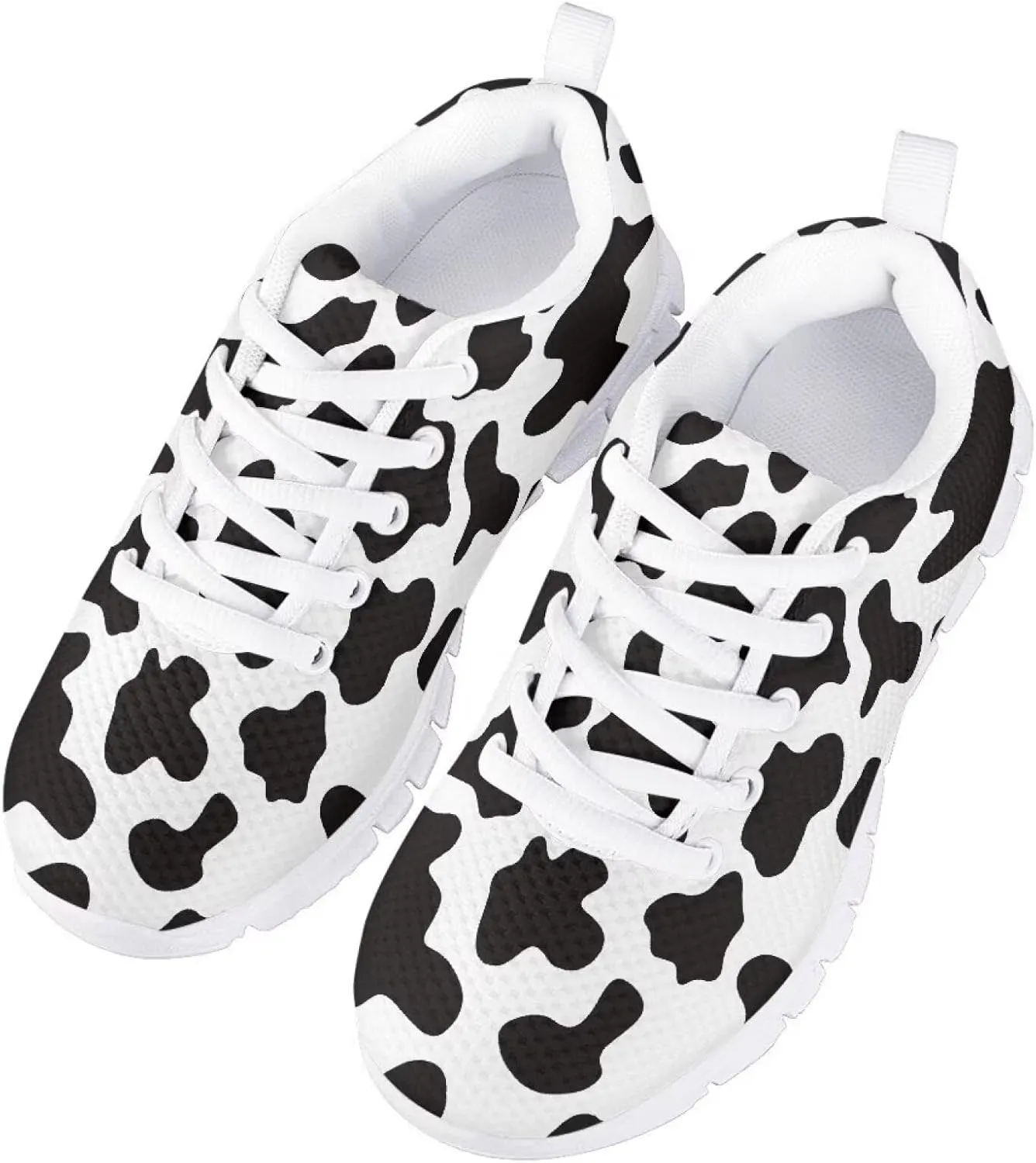 Flashideas Kids Shoes Athletic Walking Jogging Sport Comfortable Breathable Sneakers for Boys Girls White Sole