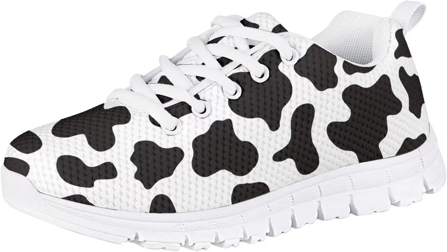 Flashideas Kids Shoes Athletic Walking Jogging Sport Comfortable Breathable Sneakers for Boys Girls White Sole