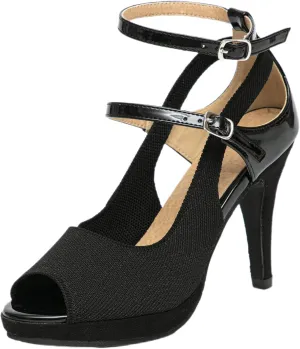getmorebeauty Women's High Heels Shoes Ankle Straps Dress Heeled Sandals