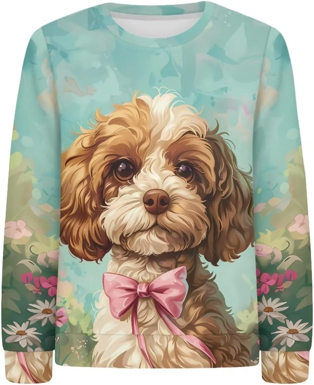 Girls Cute Graphic Sweatshirt Long Sleeve Sweater Fall Outfit 6-16Y