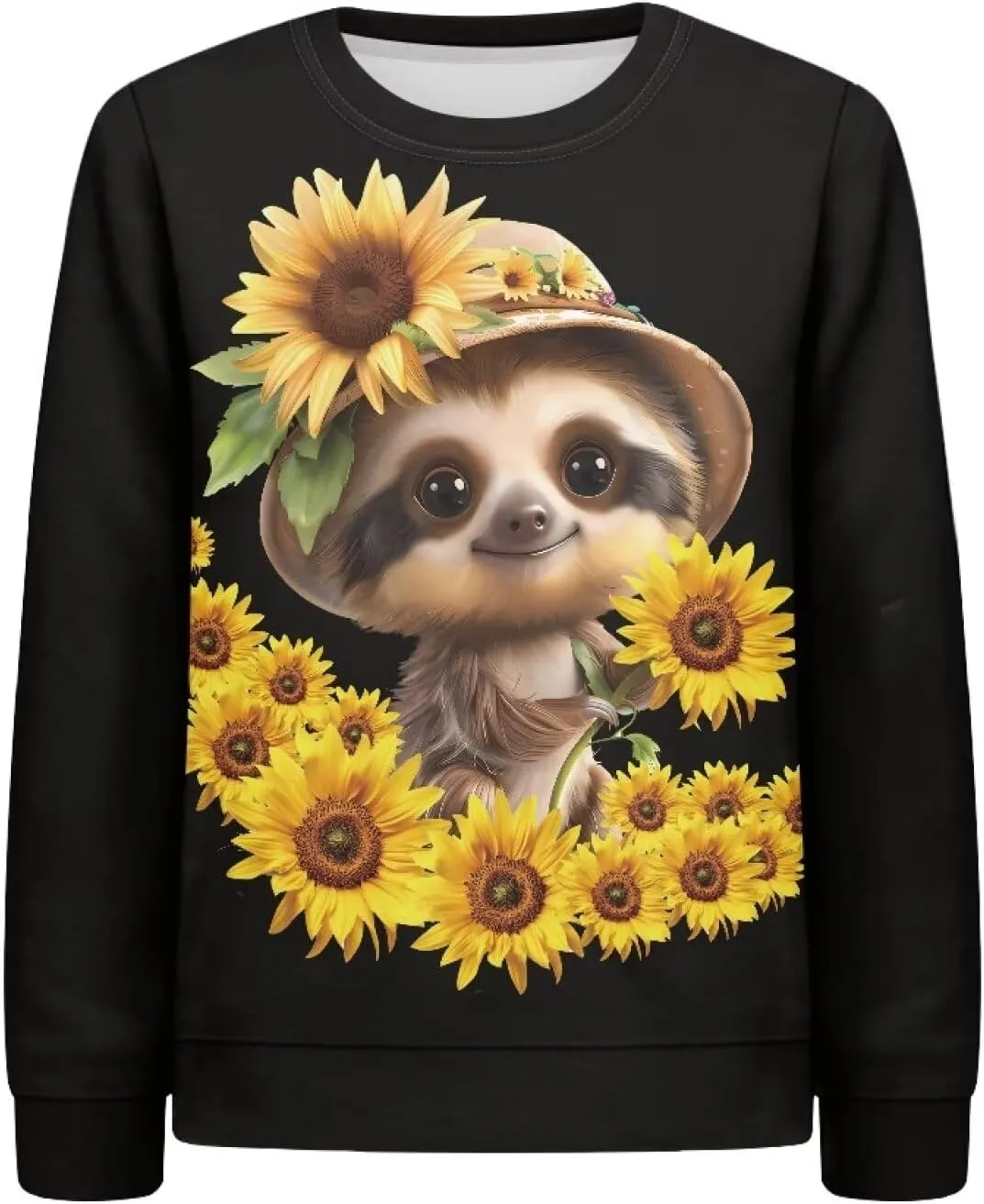 Girls Cute Graphic Sweatshirt Long Sleeve Sweater Fall Outfit 6-16Y