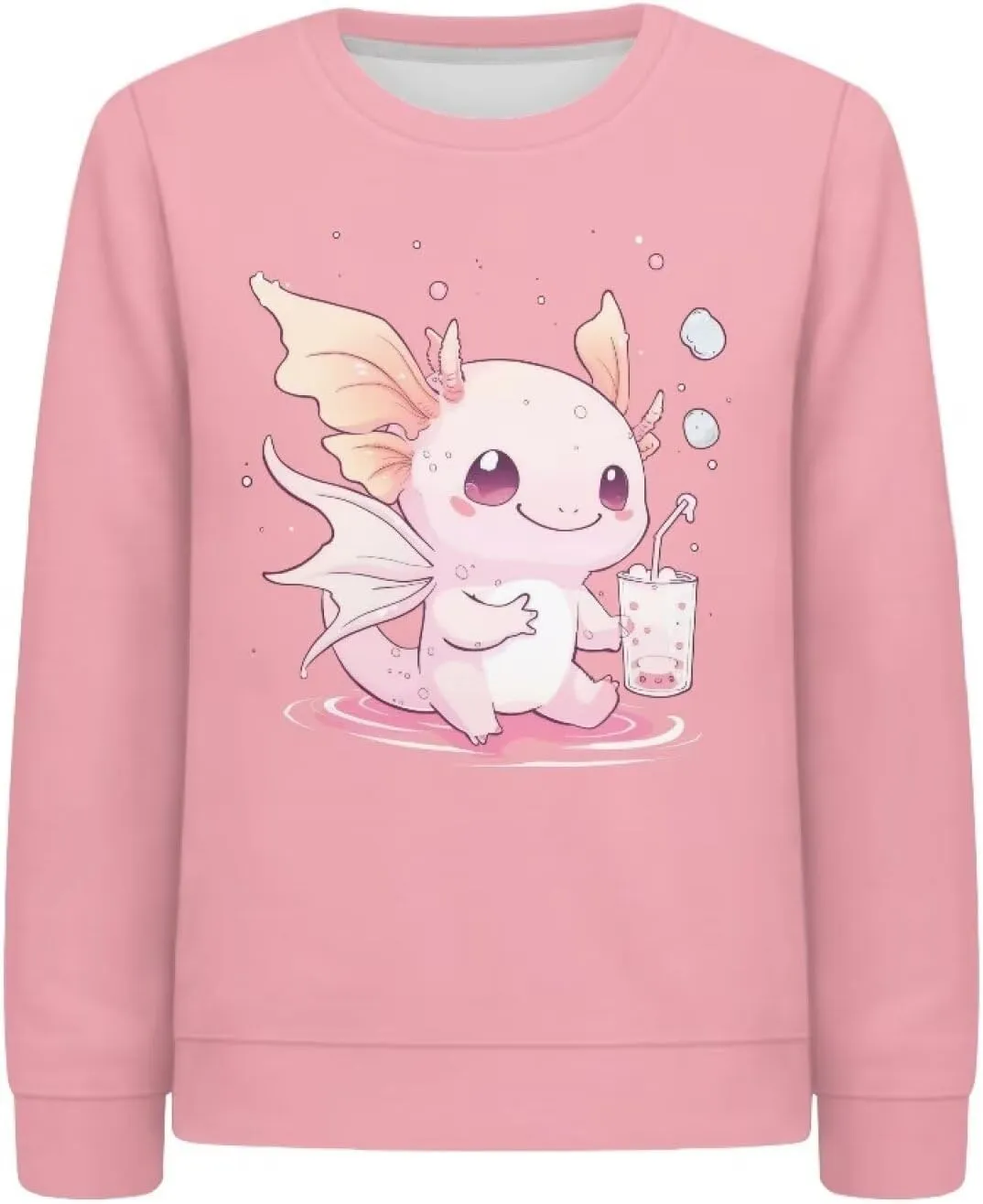 Girls Cute Graphic Sweatshirt Long Sleeve Sweater Fall Outfit 6-16Y