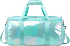 Gym Bag for Girls Sports Duffle Bag for Teen Girls Dance Bag with Shoes Compartment Wet Pocket Overnight Sleepover Bag Travel Duffle for Girls Teens