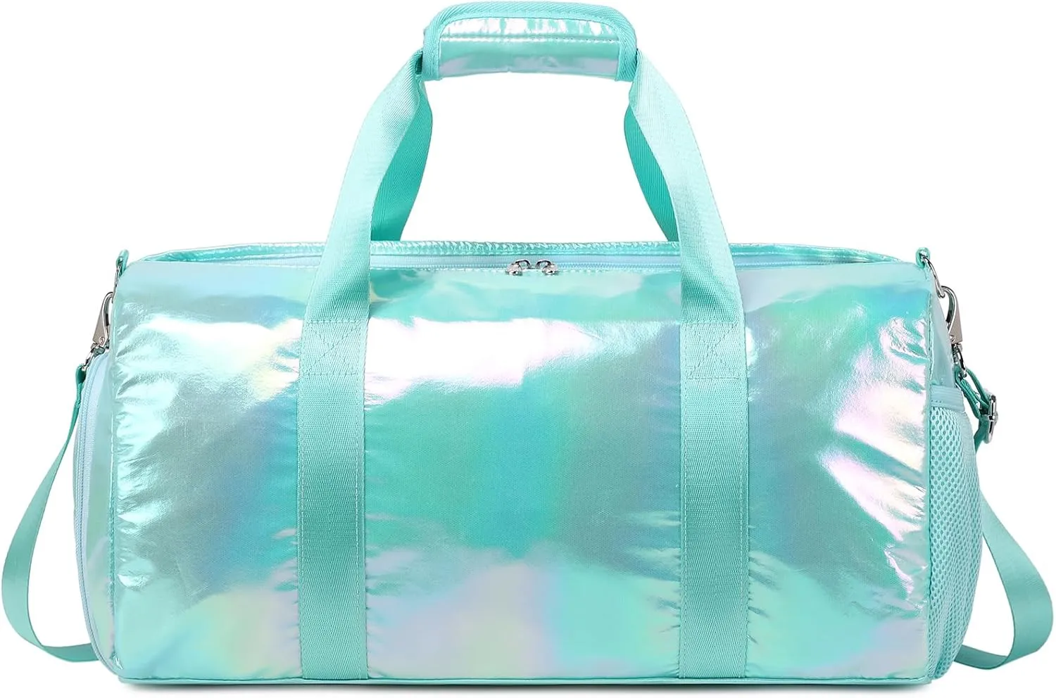 Gym Bag for Girls Sports Duffle Bag for Teen Girls Dance Bag with Shoes Compartment Wet Pocket Overnight Sleepover Bag Travel Duffle for Girls Teens